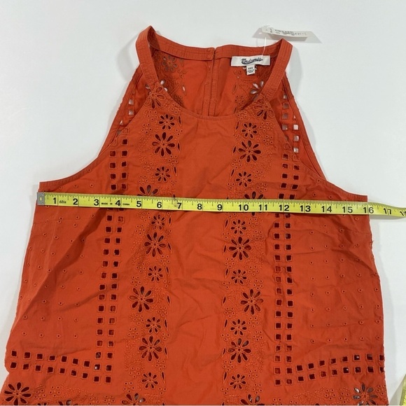 Madewell Eyelet A-Line Halter Top - Picture 9 of 9